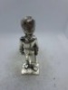 5 x Royal Hampshire & English Minitures Pewter & Silver Plated Figures, See Description for more information.