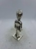 5 x Royal Hampshire & English Minitures Pewter & Silver Plated Figures, See Description for more information. - 2