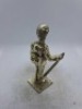 5 x Royal Hampshire & English Minitures Pewter & Silver Plated Figures, See Description for more information. - 5