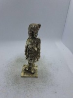 5 x Royal Hampshire & English Minitures Pewter & Silver Plated Figures, See Description for more information.