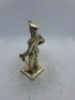5 x Royal Hampshire & English Minitures Pewter & Silver Plated Figures, See Description for more information. - 12
