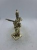 5 x Royal Hampshire & English Minitures Pewter & Silver Plated Figures, See Description for more information. - 15