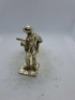5 x Royal Hampshire & English Minitures Pewter & Silver Plated Figures, See Description for more information. - 2