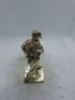 5 x Royal Hampshire & English Minitures Pewter & Silver Plated Figures, See Description for more information. - 5