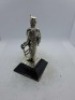 5 x Royal Hampshire & English Minitures Pewter & Silver Plated Figures, See Description for more information. - 18