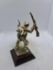 Royal Hampshire Art Foundry the British army V.E DAY 1945-1995 pewter with golden tint no box - 2