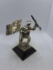 Royal Hampshire Art Foundry the British army V.E day 1945-1995 pewter silver plated no box - 2