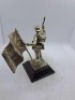 Royal Hampshire Art Foundry the British army V.E day 1945-1995 pewter silver plated no box - 3