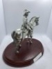 Wellington at Waterloo pewter silver plated no box - 2
