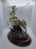 the charge of the light Brigade the 8th hussars pewter silver plated no box - 3