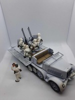 Airfix Models 1x anti air vehicle 1x heavy prepaelled rocket tank
