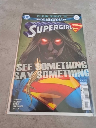DC Comics Rebirth Supergirl plain sight part 1 see something say something #15