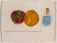 Etel Adnan (B. 1925) Le dessin, le fruit et l'encre