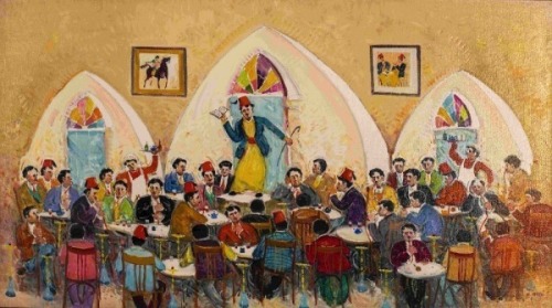 Hassan Jouni (B.1942) Hakawati, 2015