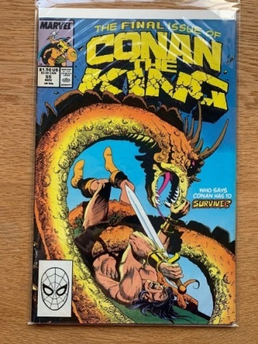 Marvel Comics, Conan The King (2 Issues in this Lot this includes final issue)