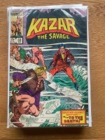 Marvel Comics Group, Kazar The Savage. (11 Issues in this Lot)