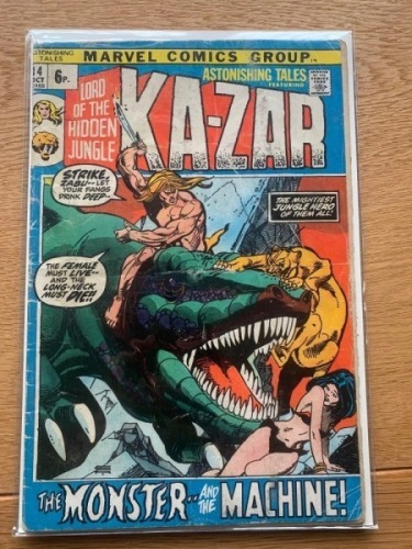 Marvel Comics Group, Kazar The Savage. (2 Issues in this Lot)