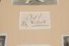 ‘Yorkshire C.C.C. Legends’ 1920s/ 1930s. Three signatures in ink of Yorkshire players Arthur Dolphin, Roy Kilner and Hedley Verity, each signed to piece and window mounted below accompanying photographs of each player, and team photographs/ postcards of t - 3