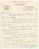 J.W. Goldman, cricket author and collector. Single page handwritten letter written to George Neville Weston dated 29th June 1938 on Isadore Goldman & Son, Solicitors, headed paper. Goldman thanks Weston for his recent letter and is ‘Glad you liked the Ill