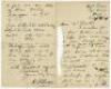 Richard Parr Daft (Nottinghamshire, 1 match 1886) to Alfred J. Gaston, cricket follower, writer and collector. Two handwritten letters, originally from Gaston’s personal collection, written by Daft, son of Richard Daft (Nottinghamshire 1858-1891). In one, - 3