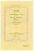 M.C.C. tour to Australia 1928/29. Australia v England inaugural Test match in Queensland. Official menu for the ‘Dinner given by The Queensland Cricket Association in honour of Overseas and Southern Visitors to mark the occasion of the First Test Match Pl - 2