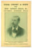 William Henry Lockwood. Surrey C.C.C. Penny card written by A.C. Albert Craig ‘Cricket Poet and Rhymester’, and published by the All England Athletic Publishing Co, 29 Paternoster Square. 1899. Image of Lockwood to front cover. Good condition