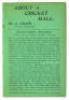 ‘About a Cricket Ball’. Penny card written by A.C. Albert Craig ‘Cricket Poet and Rhymester’, and published by the All England Athletic Publishing Co, 29 Paternoster Square. 1899. Minor age toning to card otherwise in good condition