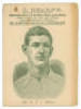 Mr S.M.J. Woods. Somerset C.C.C. Penny card, anonymous but almost certainly written by Albert Craig, &lsquo;Cricket Poet and Rhymester&rsquo;, No publisher noted. Appears to be circa 1891. Image of Woods to front cover. Minor age toning and foxing, wear to edge of re