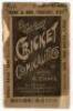 &lsquo;Cricket Comicalities and other Trifles Written and Collected by A. Craig Cricket Rhymester&rsquo;. All England Athletic Publishing Co, 29 Paternoster Square 1899. Detached original wrappers, some small loss to both wrapper edges, name and address handwritten t