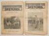 ‘Sporting Sketches’ founded and edited by T.H. Roberts. 1894-1895. Fifteen original issues of the weekly periodical from 18th February- 22nd April 1895, of which some feature good cricket content and reports from A.E. Stoddart’s tour to Australia, Issues - 2