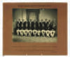 Indian tour of Australia 1947/1948. Large official mono photograph of the Indian team who toured Australia in 1947/48, seated and standing in rows and wearing cricket attire and tour blazers with printed title to top border ‘Indian Cricket Team in Austral