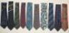 Cricket ties. A good selection of thirty ties including Cornhill Insurance Test match ties for 1980, 1980 (Centenary Test Tie), 1981, 1982, 1984, 1985, 1986, 1987, 1988, 1989, 1990, 1991, 1992, 1993, 1994, 1995 (2), 1996, 1998, 1999, 2000 etc, Texaco Tro