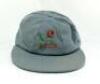 Michael Andrew Atherton. Lancashire & England 1987-2001. Lancashire light blue Schools Cricket Association cap worn by Atherton during his early days as a cricketer. The cap, with embroidered Lancashire emblem of a rose to front in green, red and yellow a