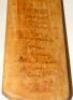 Australia and Surrey 1948. ‘County Sports. The Caerlulex’ cricket bat signed to face by fourteen members of the 1948 Australian touring team and twelve of the Surrey team of 1948. Signatures include Bradman (Cpt), Hassett, Morris, Harvey, Ring, Barnes, Mc - 3