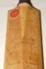 M.C.C. tour of Australia 1950/51. R.M. Crocker & Son National Choice ‘Lindsay Hassett’ cricket bat signed to the back by the Australian and M.C.C. teams. Sadly only seventeen signatures remain legible due to fading and include Hassett, Fingleton, Loxton, - 4