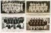 India and Pakistan team postcards 1932-1954. Four original ‘official’ mono real photograph postcards of India and Pakistan touring teams to England. India teams are 1932 (Hills & Lacy), 1936 (Jarrolds’), 1952, and one Pakistan team for 1954. Odd minor fau