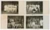 London cricket clubs postcards c.1910. Six original mono real photograph postcards of London cricket club teams, all taken at Chiswick Park C.C. Four have the featured club’s name annotated to the lower border. Named clubs are ‘Brondesbury C.C.’, ‘Royal V