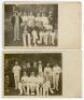 London cricket clubs postcards c.1910. Six original mono real photograph postcards of London cricket club teams, all taken at Chiswick Park C.C. Four have the featured club’s name annotated to the lower border. Named clubs are ‘Brondesbury C.C.’, ‘Royal V - 3