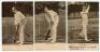 English Cricketers. Six mono real photograph postcards of English cricketers, all “Wrench Series”. Postcards are C.B. Fry, no. 1381, F.W. Tate, no. 1384, J.T. Tyldesley, no. 1387, A.E. Relf, no. 1690, J.R. Mason, no. 1751 and C.B. Llewellyn, no. 1753. Min - 3