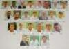 Cornhill Insurance signed collectors&rsquo; cards. Twenty four &lsquo;Series H&rsquo; player cards, each signed by the featured player. Cards are Atherton, Benjamin, Bolus, Caddick, Cork, Crawley, Fletcher, Fraser, Gooch, Gough, Hick, R. Illingworth, Ilott, Malcolm, Rampra
