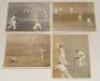 South Africa tour to England 1935. A good selection of original mono press photographs from the 1935 tour. Images are Eric Rowan and Bruce Mitchell walking out to bat in the tour match v Scotland, Forthill, Dundee, 22nd & 23rd June 1935. Star Photos of Pe - 5