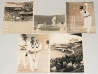 Robert Arnold Lockyer ‘Bob’ Massie. Western Australia & Australia 1965-1975. ‘Massie’s Match’, England v Australia 1972. Five original mono press photographs taken during the second Test played at Lord’s, 22nd- 26th June 1972. The images depict Bob Massie