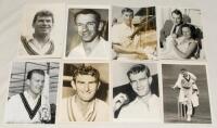 Australia tour to England 1968. A good selection of images including player portraits of Doug Walters, Neil Hawke, Les Joslin, Dave Renneburg, Ashley Mallett, Ashley Mallett in bowling action v Northamptonshire, Renneberg, Joslin, Paul Sheahan, John Glees