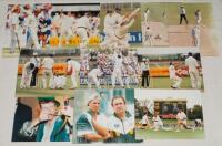 England tour to Australia 1994/95. Thirty five original colour press photographs of Test and tour match action and others from the 1994/95 tour. Australia players featured include Warne, Slater, McDermott, Healy, Martyn, Atkinson, Taylor, Steve and Mark W