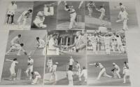 India and Pakistan tours to England 1982. Thirty original mono press photographs of Test and one day international match action from the 1985 tours. Players featured include Kapil Dev, Parkar, Vengsarkar, Kirmani, Sharma (India), Mohsin Khan, Mudassar Naz