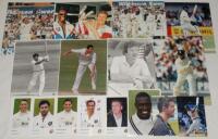 Surrey C.C.C. 1980s-2010s. Forty five original colour and mono press photographs of players who represented Surrey, including match action, portraits, celebrating victories, teams etc. Players featured include Stewart, Lewis, Nel, Nowell, A. Hollioake, Us