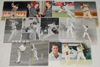 Middlesex C.C.C. 1960s-2010s. Thirty five original colour and mono press photographs of players who represented Middlesex, including match action, portraits, presentations etc. Players featured include J. Murray, E. Russell, Gatting, Downton, Slack, Butch