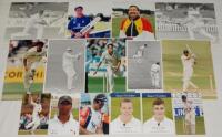 Essex C.C.C. 1980s-2010s. Thirty five original mono and colour press photographs of players who represented Essex, including match action and player portraits. Players featured include Gooch, Irani, Pringle, Turner, Such, Ilott, McEwan, Panesar, Foster, J