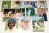 England Test cricketers 1990s-2000s. A good selection of sixty five original colour press photographs of England player portraits, in Test and one day international action, receiving awards, in the nets etc. Players featured include Tufnell, Atherton, Ste