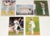 Midlands county player photographs 1970s-2000s. A selection of thirty colour and mono original press photographs comprising ten each of players from Northamptonshire, Warwickshire and Worcestershire. Each photograph signed by the featured player. Signatur - 2